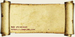 Isidora Radunović vizit kartica